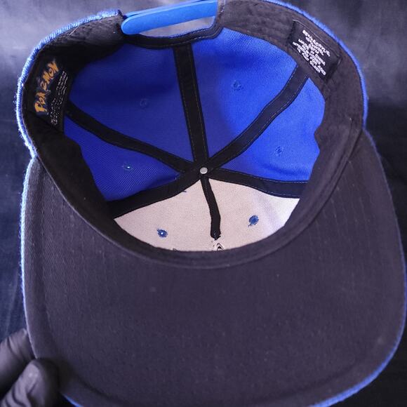 Rare Pokemon Pikachu Embroidered Snapback Baseball Blue Cap Hat 2017 Adult - Picture 6 of 9